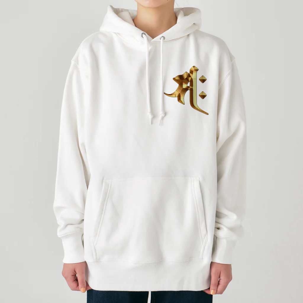 スタジオ ハリバットのサク（勢至菩薩）gold Heavyweight Hoodie