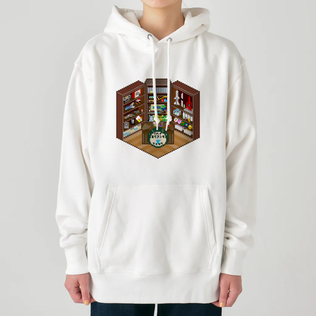 脱サラ賢者タカの岡田斗司夫ゼミスタジオ風なピクセルルームTシャツ Heavyweight Hoodie