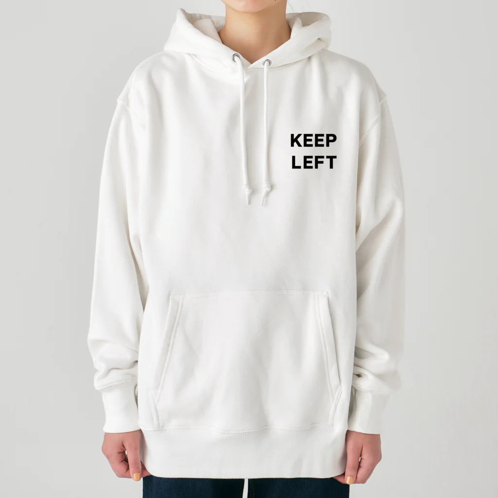 RiyocoHanasawa illustrationのKEEP LEFT ヘビーウェイトパーカー