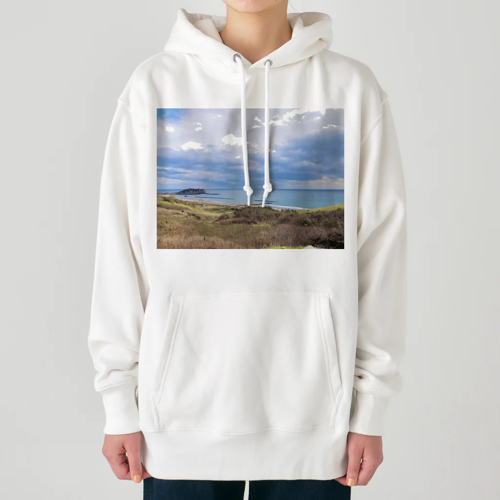 あべこのお店 の北海道の海 Heavyweight Hoodie