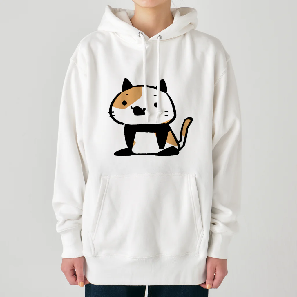 うさやのパンダ風味の三毛猫 Heavyweight Hoodie