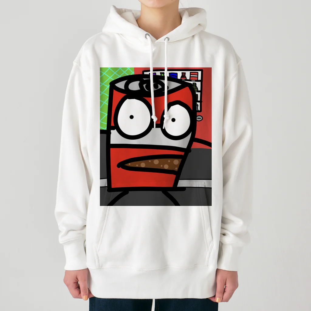 雄大な蒼い空の缶ジュースのコーラくん Heavyweight Hoodie