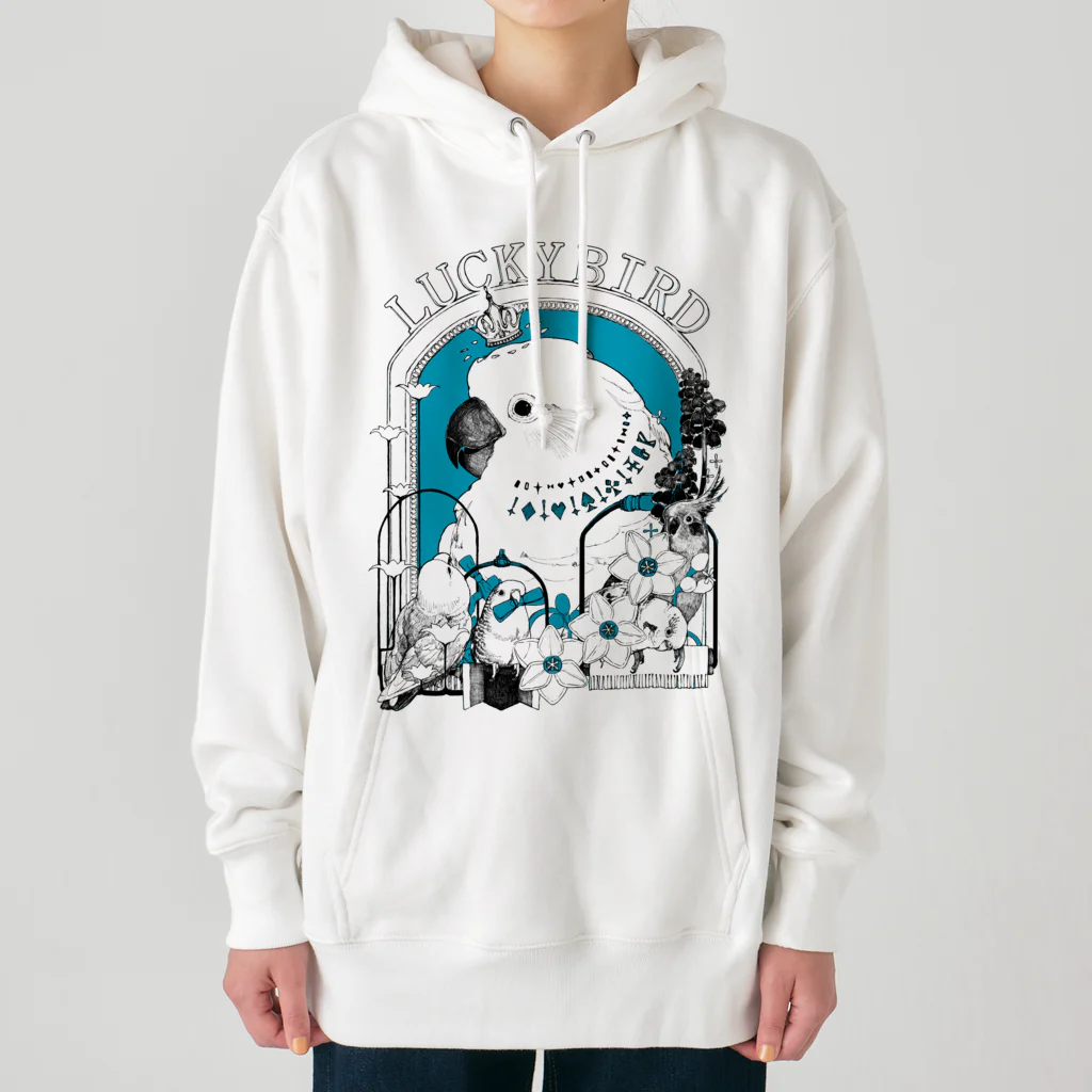 ろう飼い主のLUCKY BIRD Heavyweight Hoodie