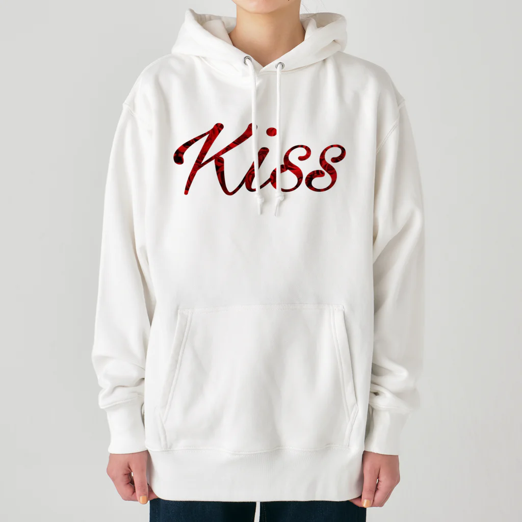 キッチンファラオのKiss デザイン Heavyweight Hoodie