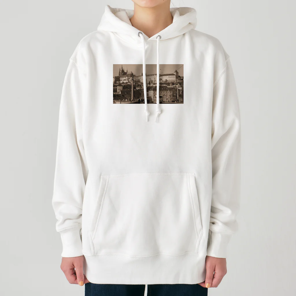 stazione_cleのプラハ城 Heavyweight Hoodie