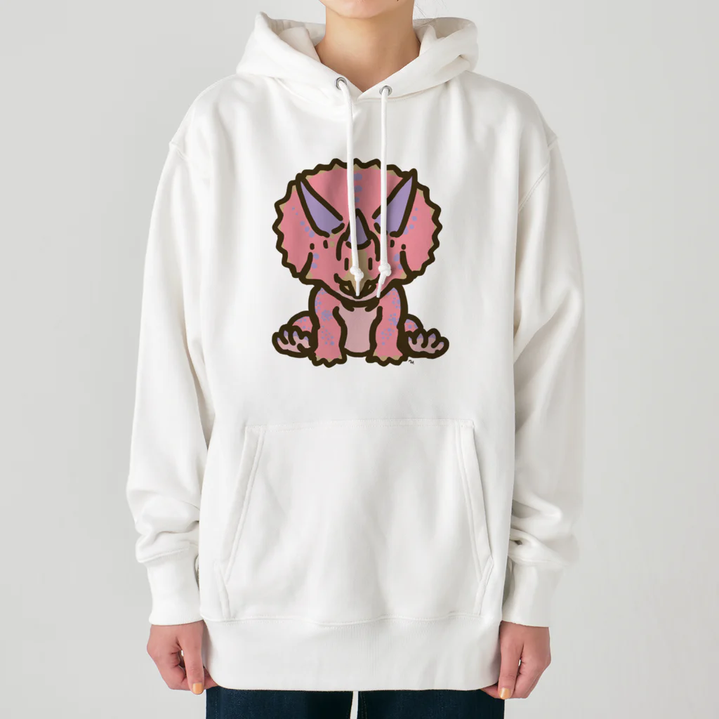 segasworksのホリドゥスちゃん（ゆるトリケラトプス ） Heavyweight Hoodie