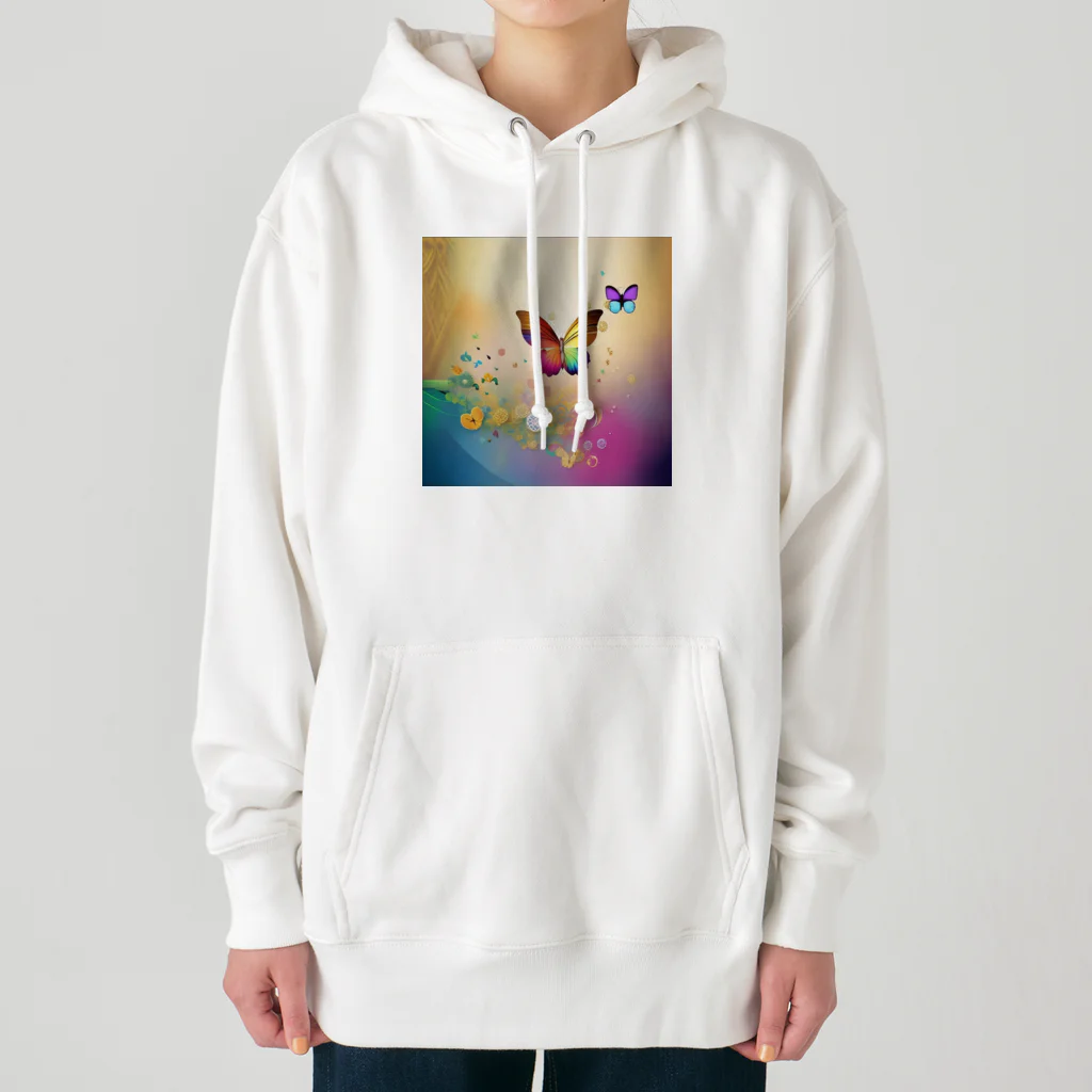 dolphineのHealing Rainbow butterfly Heavyweight Hoodie