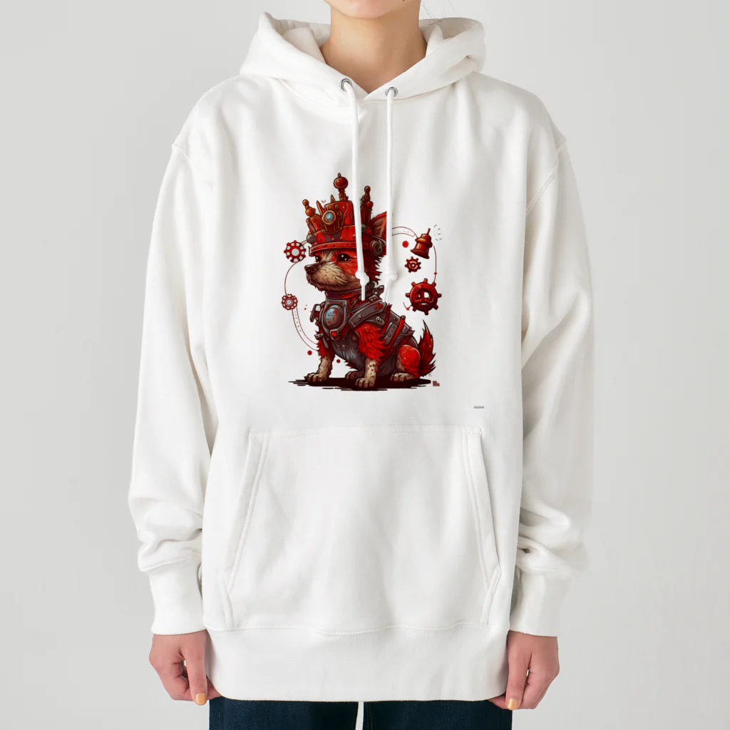 AliceDesignLab.のSteampunk Red Dog Heavyweight Hoodie