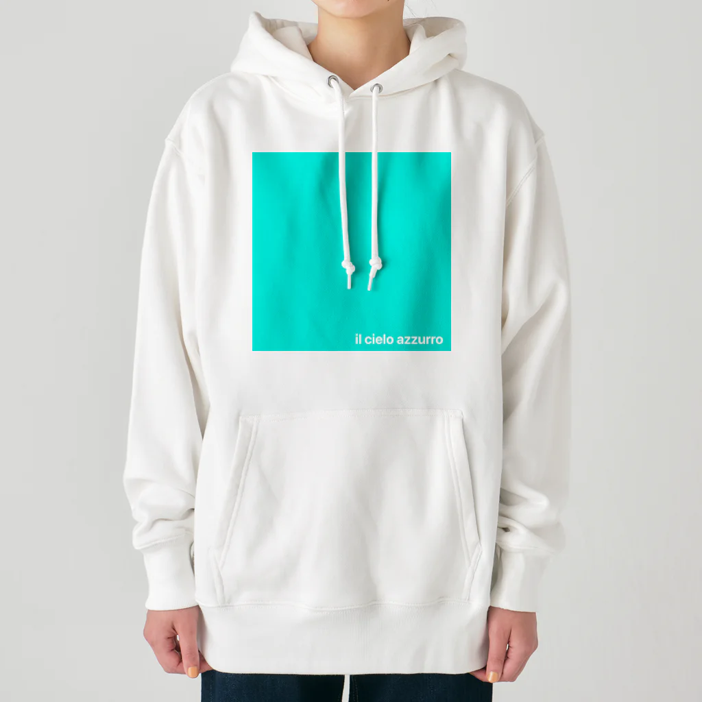 Clum bunchの空の青さ Heavyweight Hoodie