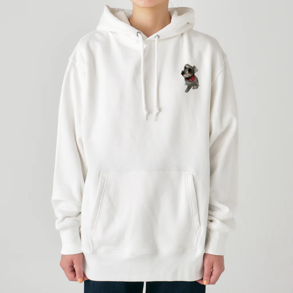 小松菜奈のキスマークのついたシュナウザーシリーズ Heavyweight Hoodie