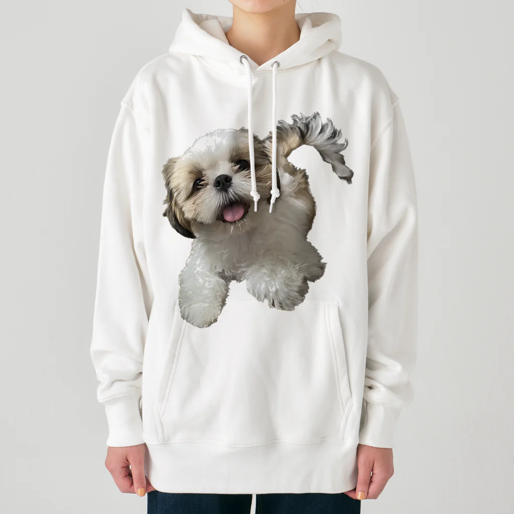 こつきと愛犬の茶々丸の狐月(こつき)の愛犬茶々丸 Heavyweight Hoodie