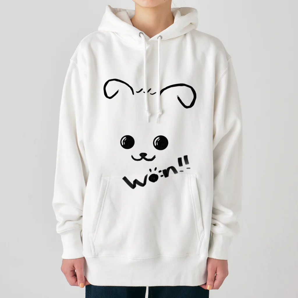 merongのわんこA♡won!!バージョン Heavyweight Hoodie