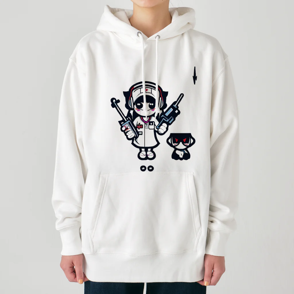 CuteCombatのCuteCombat_nurse(ナース)_ver.002 Heavyweight Hoodie