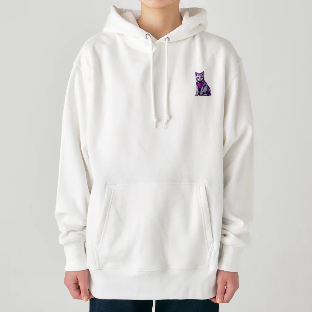 パンクビビッド•ピエロ団のパンクビビッド・ピエロキャット Heavyweight Hoodie