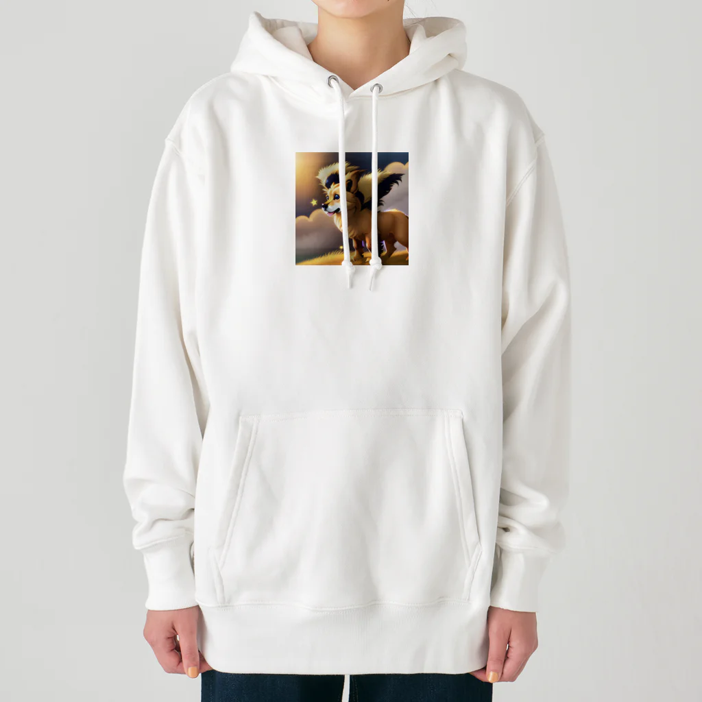 べるべるの星を見てるわんちゃんグッズ Heavyweight Hoodie