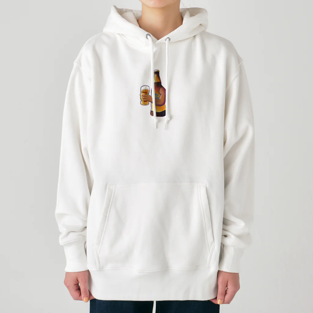 ssggrrのビール乾杯くん Heavyweight Hoodie