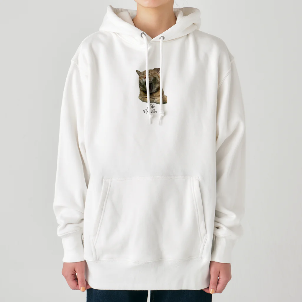 kikaku の猫ごじら Heavyweight Hoodie