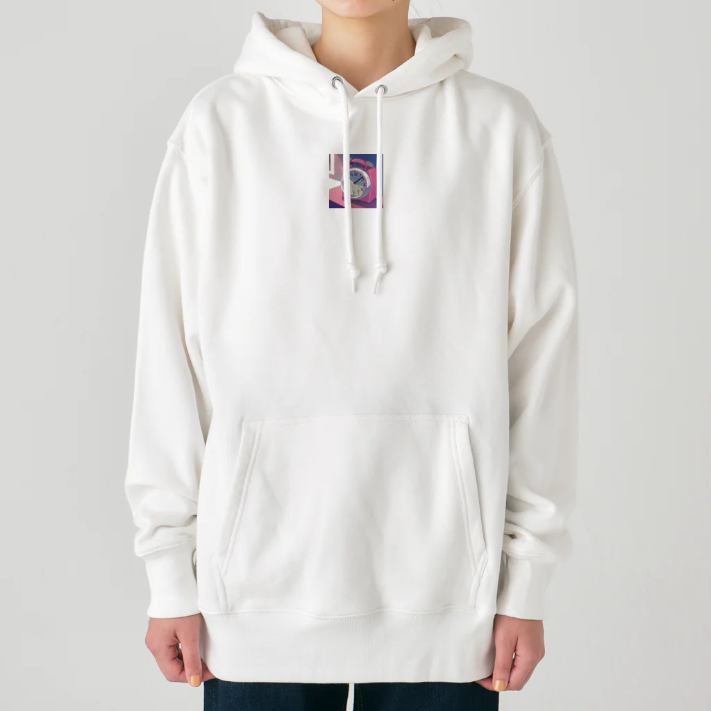 こてつくんAIのピンク置き時計 Heavyweight Hoodie