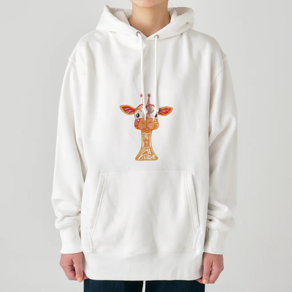 MUSASABI の笑うキリン Heavyweight Hoodie