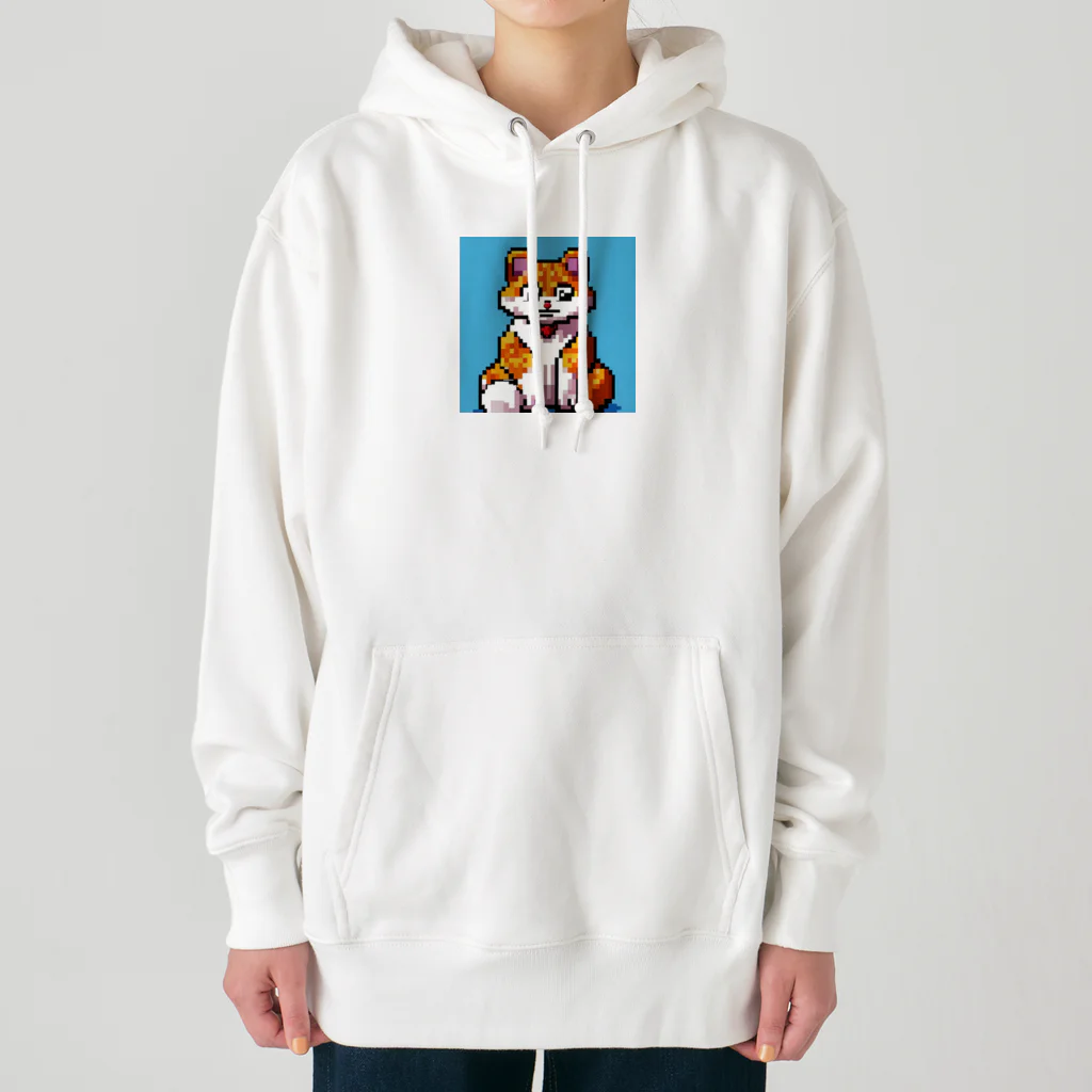 てっきんマンのドット絵ねこくん Heavyweight Hoodie