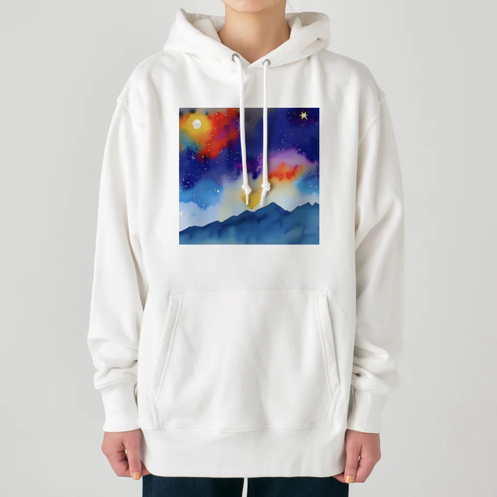 origami_11の星空 Heavyweight Hoodie