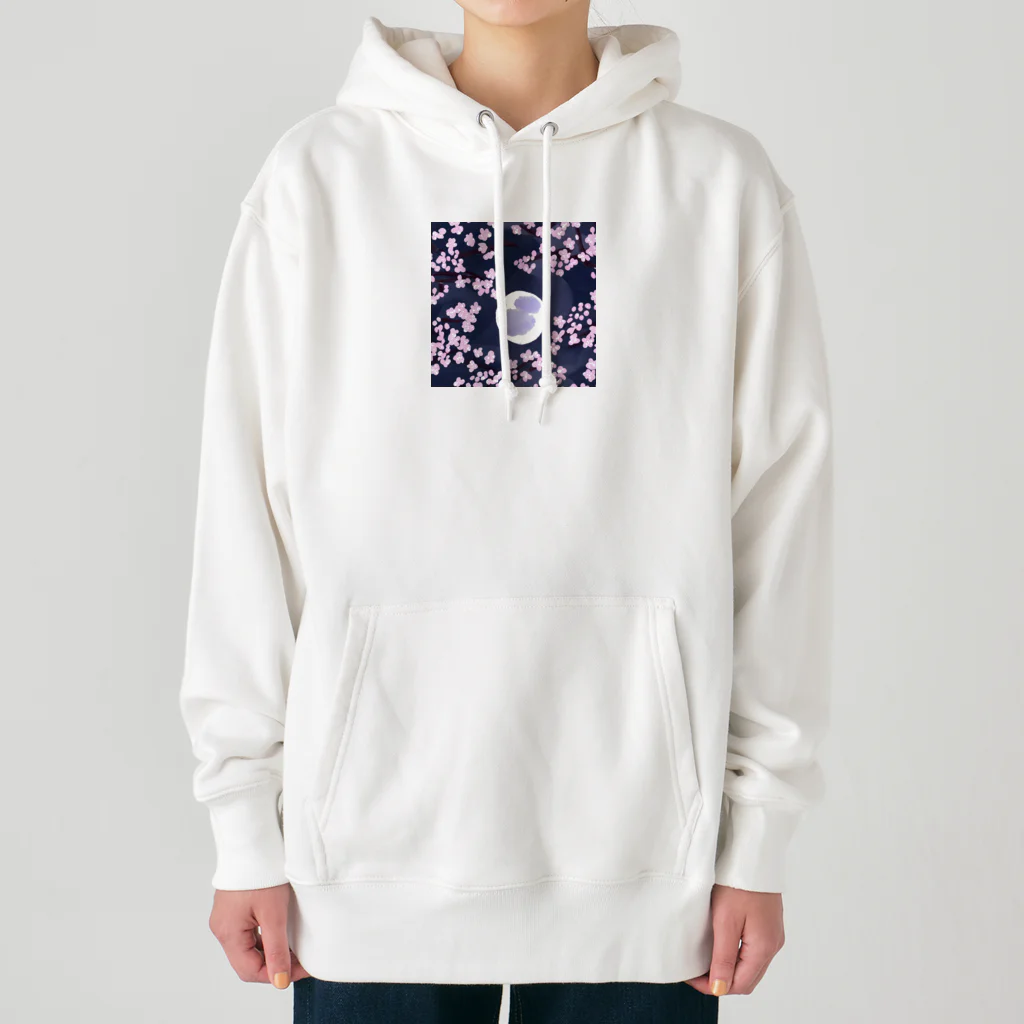 raran06の夜桜 Heavyweight Hoodie