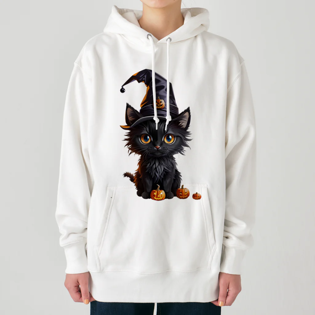 メガグッズの魔女っ子ねこ Heavyweight Hoodie