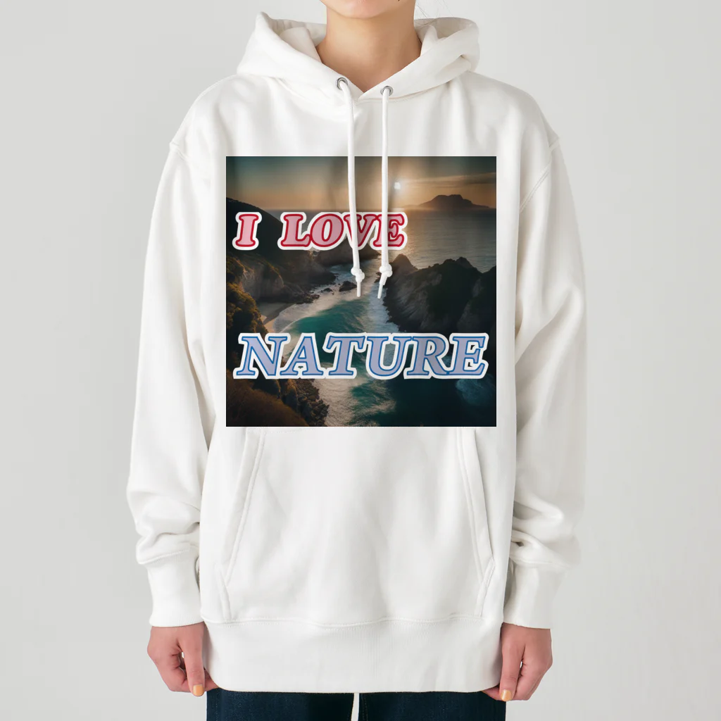 wataru-ingのI LOVE NATURE Heavyweight Hoodie