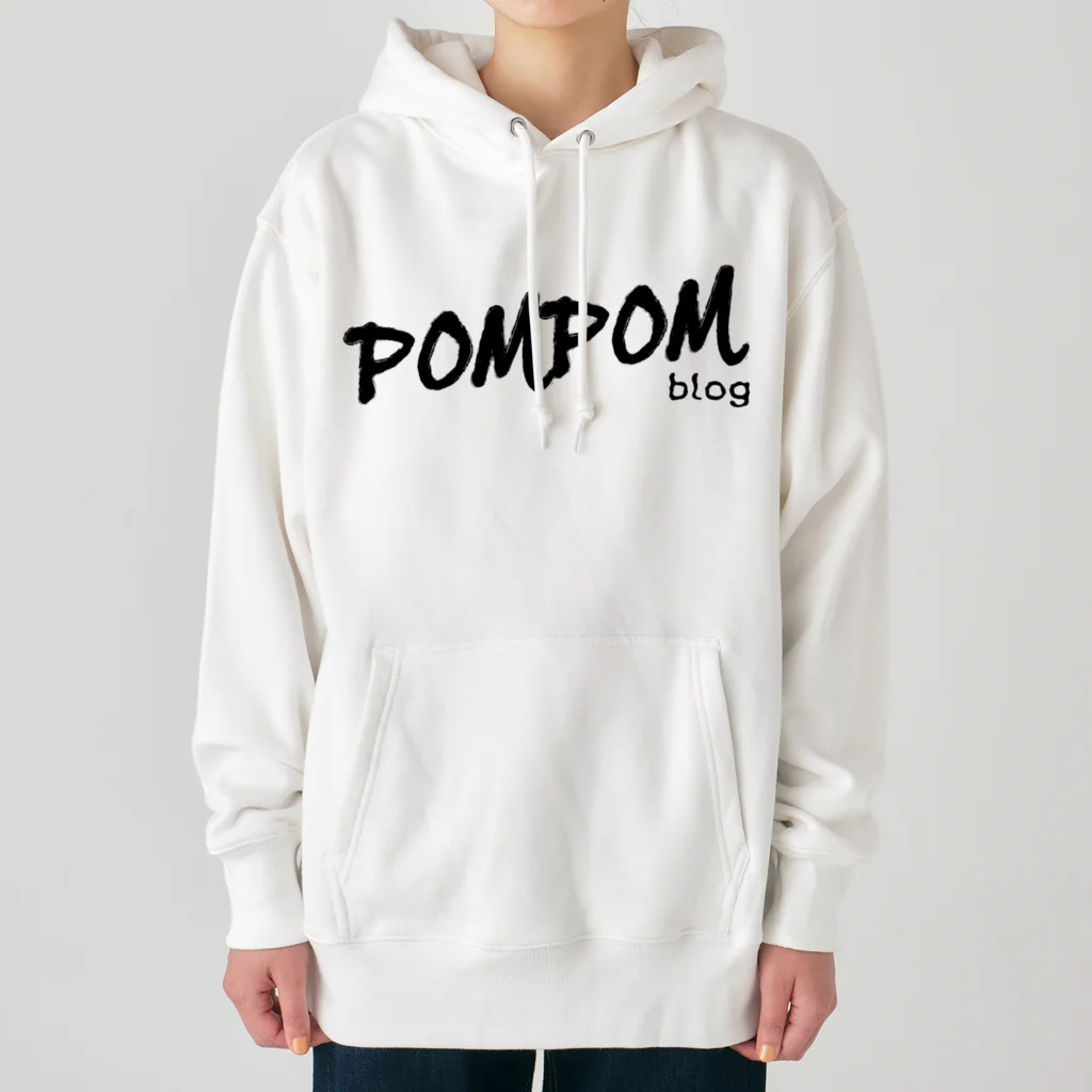 mf@PomPomBlogのDC PomPomBlog（black） Heavyweight Hoodie