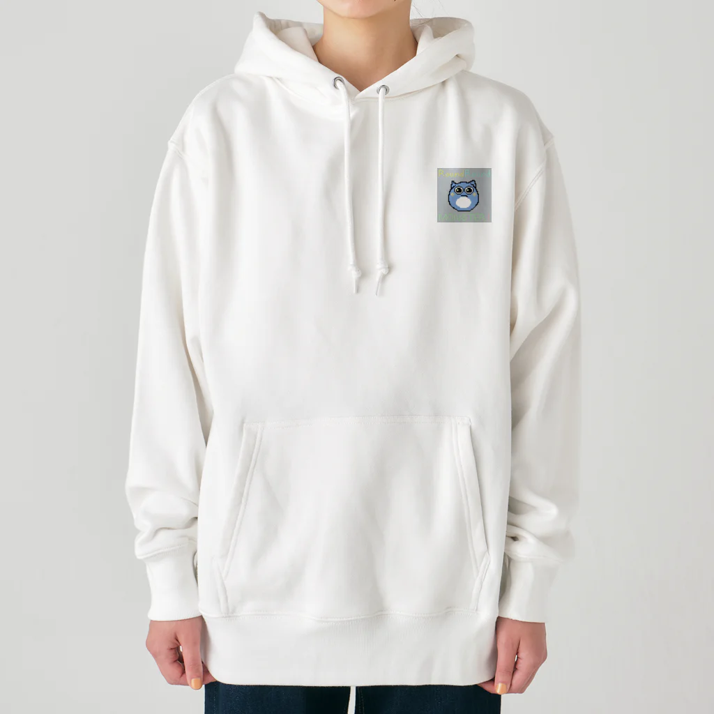 スペースアニマルズのラウンド・ラウンド・モンスター① Heavyweight Hoodie