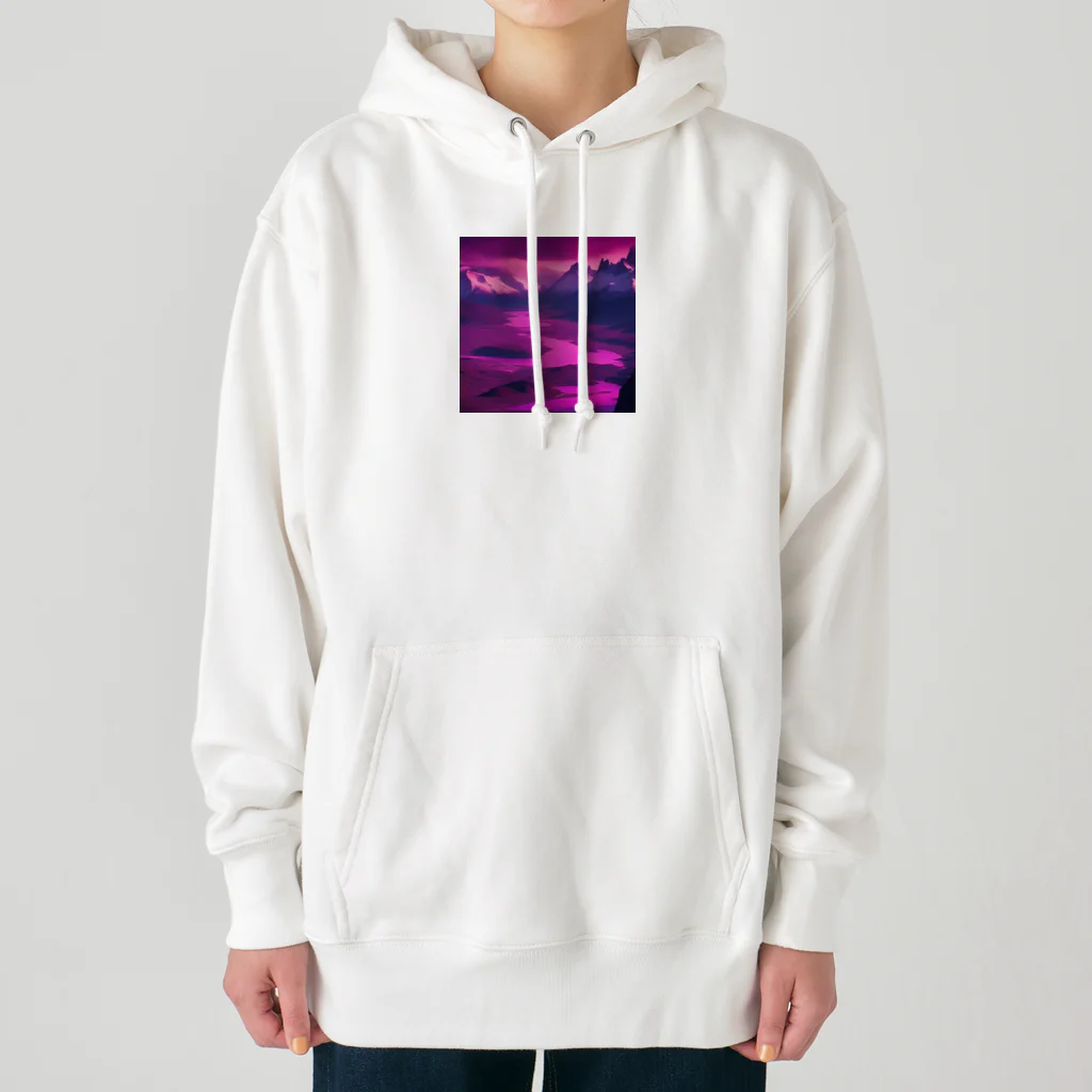 YoMiTの有名な観光スポットをイメージした画像：パタゴニア（アルゼンチン、チリ） Heavyweight Hoodie