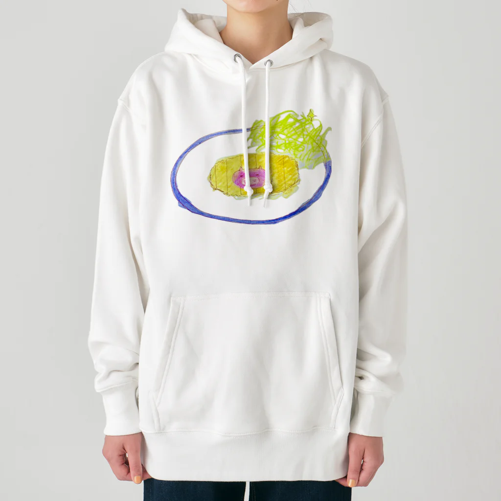 アトリエ　気ままにめろんぱんのおいしいトンカツだよー！ Heavyweight Hoodie