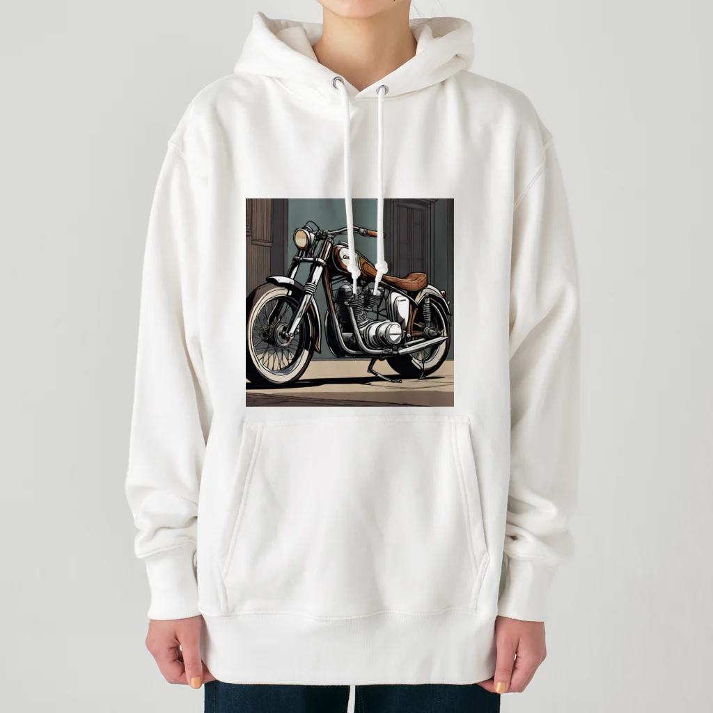 MORIXのクラッシクなバイクのグッツ Heavyweight Hoodie