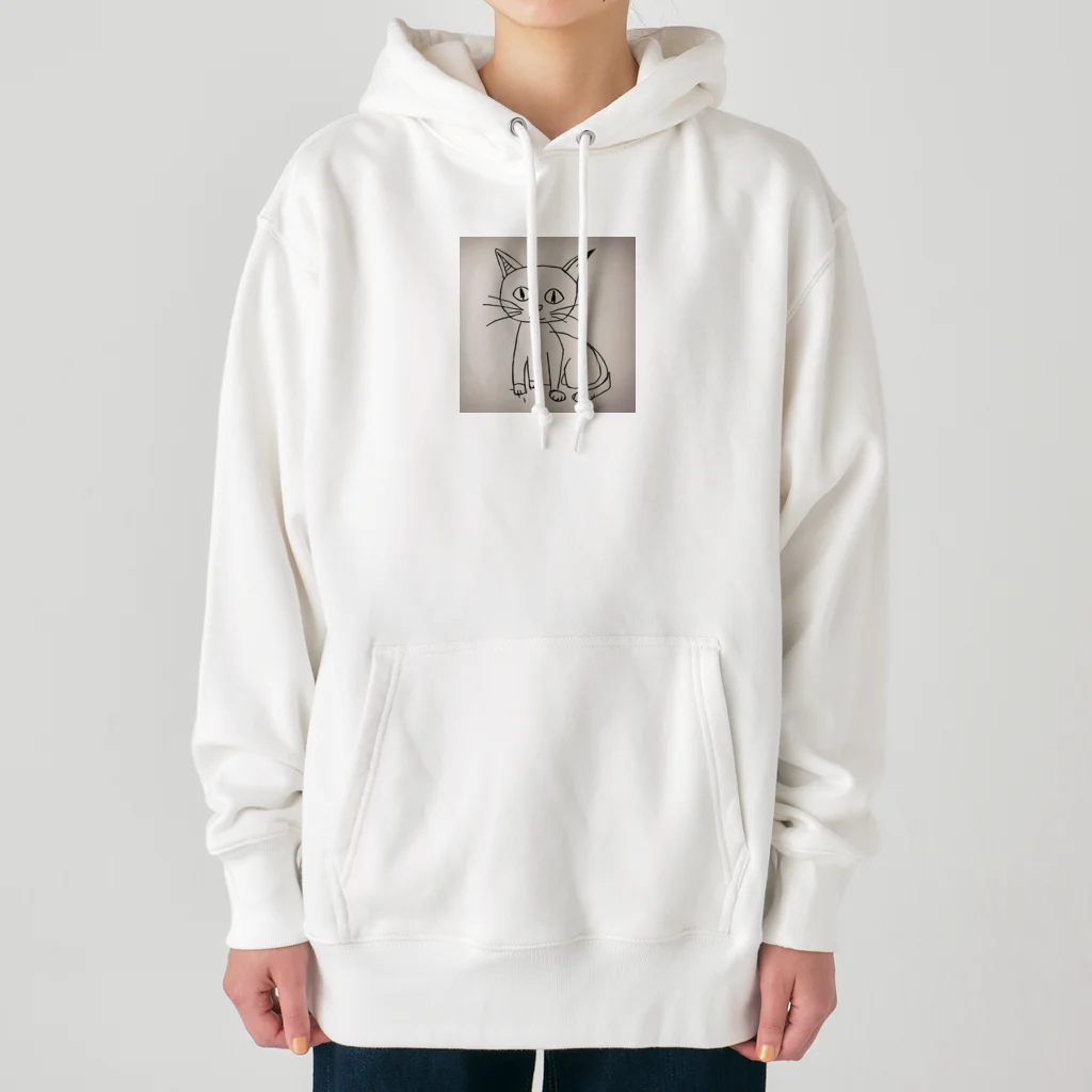 Kemasatariの猫の絵 Heavyweight Hoodie