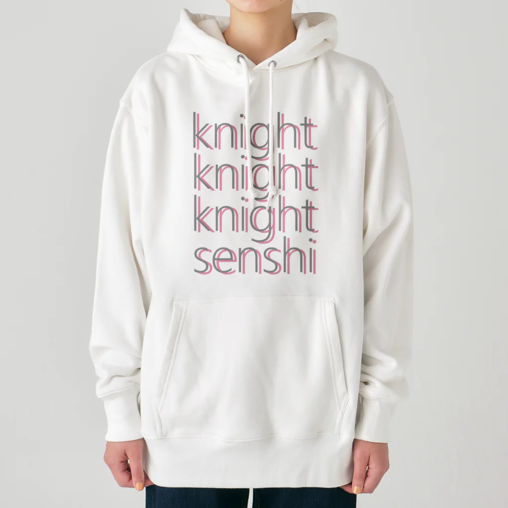 アルカナマイル SUZURI店 (高橋マイル)元ネコマイル店のスリーナイトセンシ(ローマ字ver.) Heavyweight Hoodie