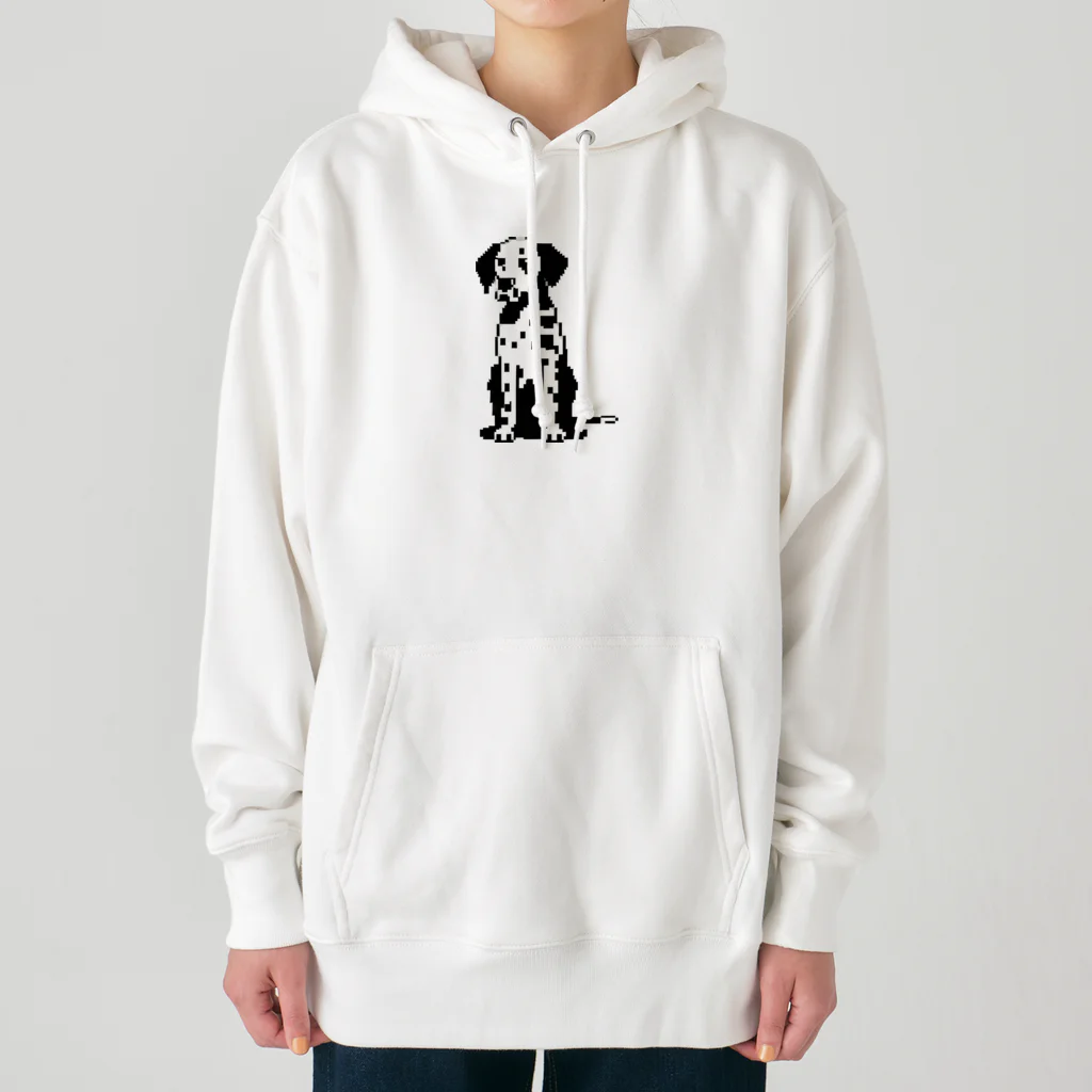 &AIのピクセルアートダルメシアン　4 Heavyweight Hoodie