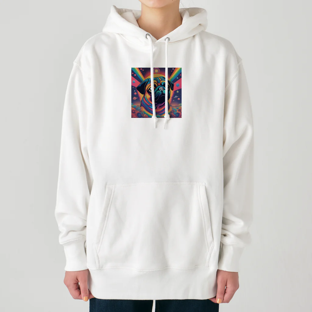 Anniversary TRIBEのあにとら【パグ】 Heavyweight Hoodie