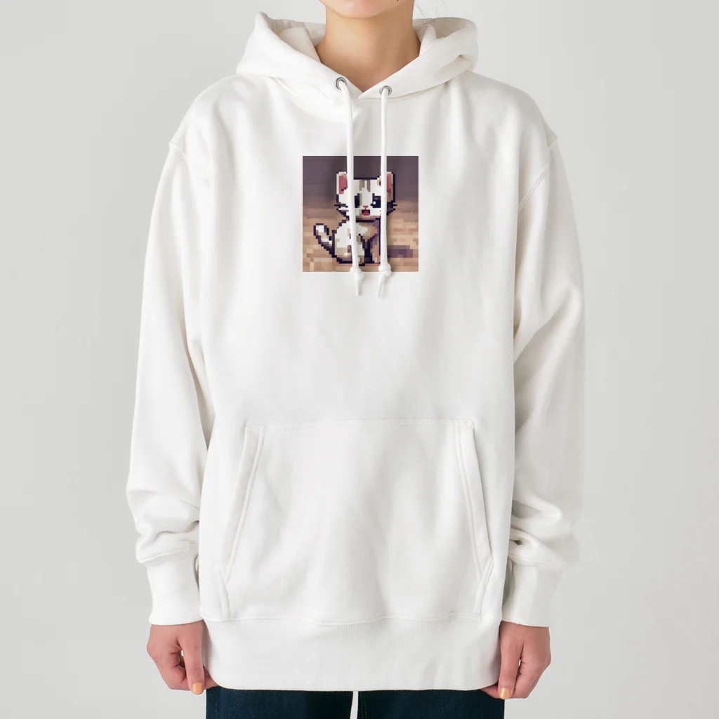 SetsunaAIのお出迎えドット子猫のグッズ Heavyweight Hoodie