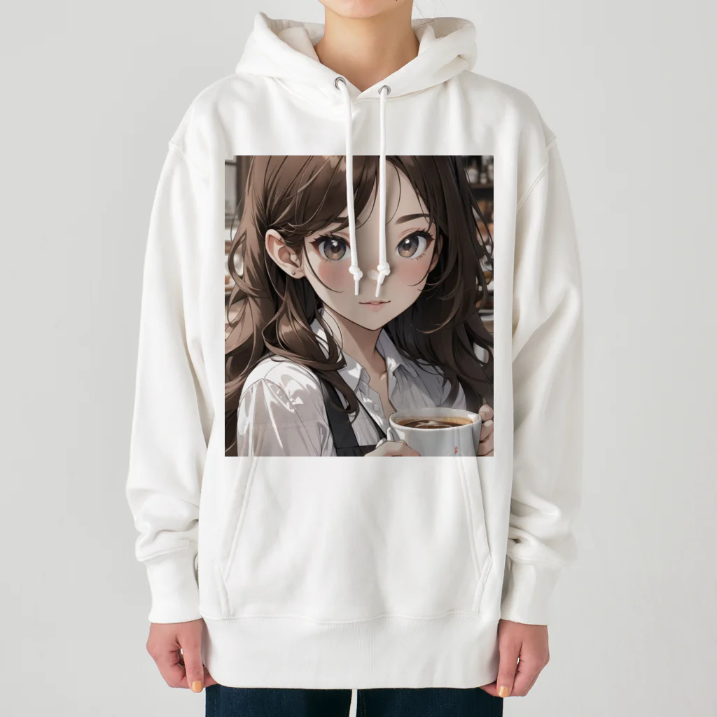 sgt-chikaraのバリスタ見習いの女の子 Heavyweight Hoodie