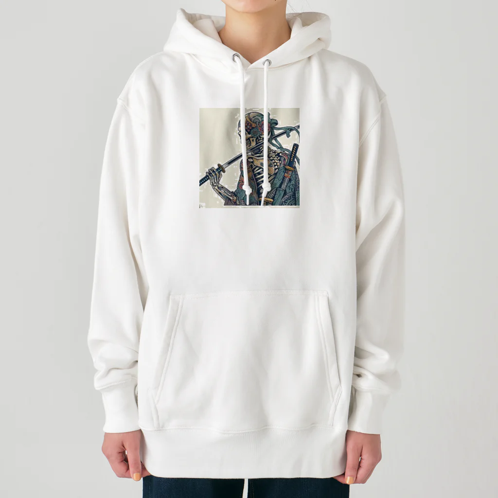 yukikinoの侍ドクロ Heavyweight Hoodie