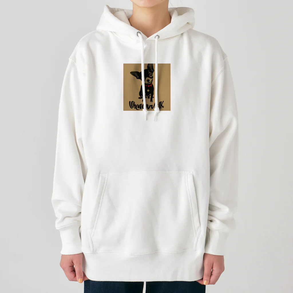 チワワ愛好家ショップのシンプルスタイルのチワワ Heavyweight Hoodie