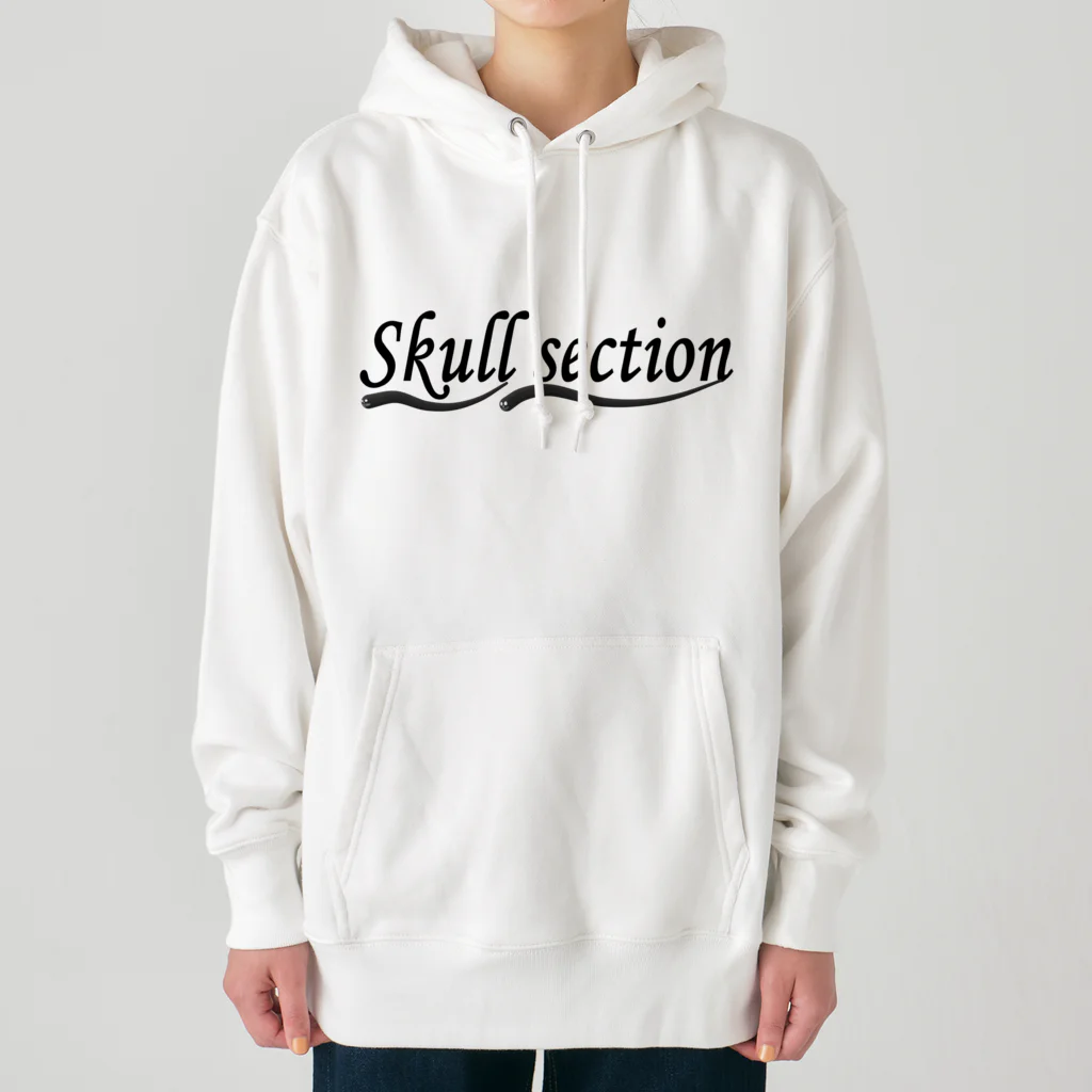 Skull sectionのSkull sectionのロゴ ヘビーウェイトパーカー