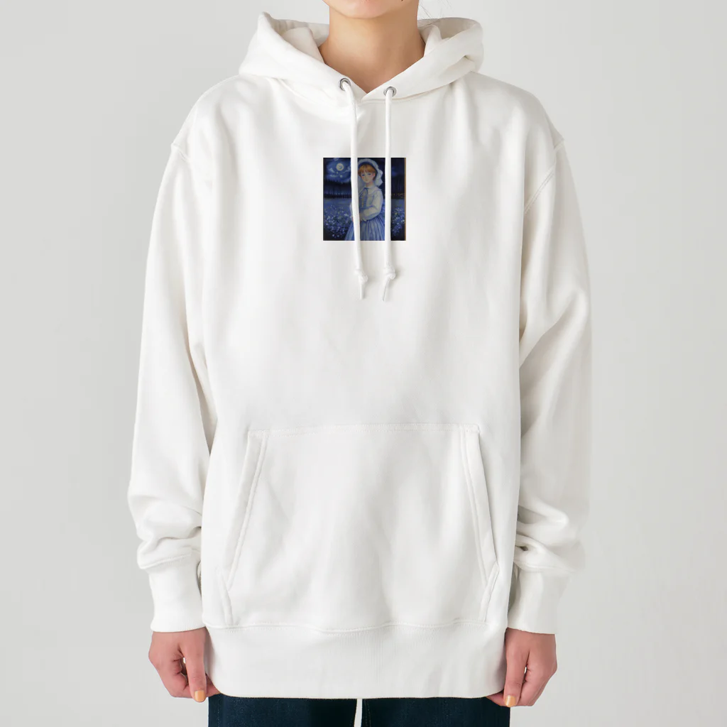 ZZRR12の月と共に輝く美女 Heavyweight Hoodie