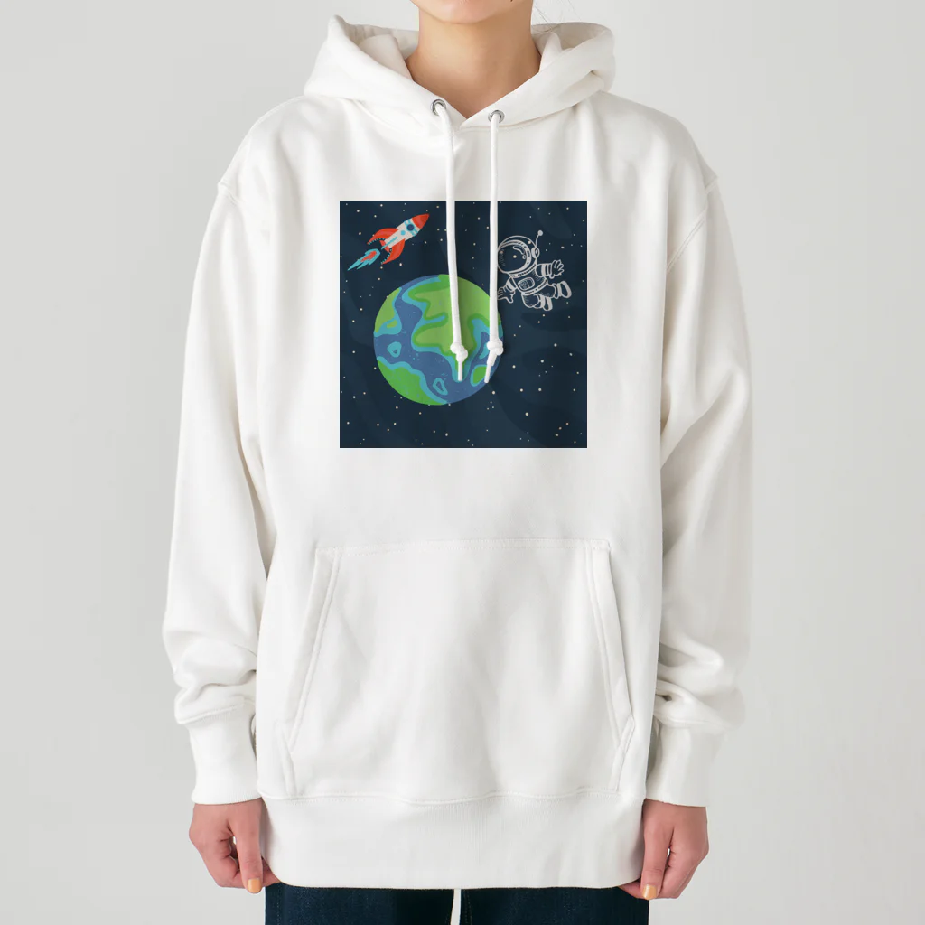 あいいろのキュートな宇宙飛行士 Heavyweight Hoodie