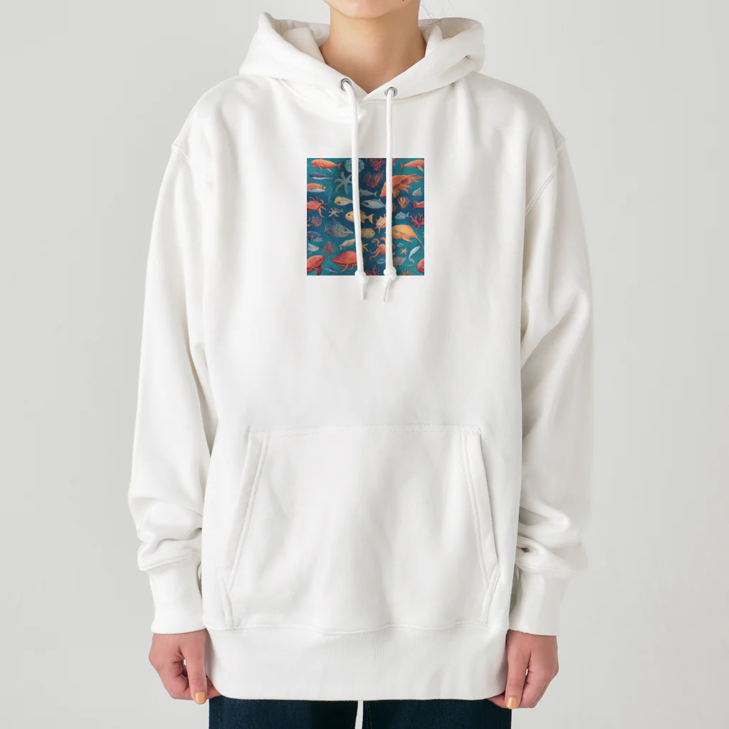 tmdayoの海洋生物 Heavyweight Hoodie