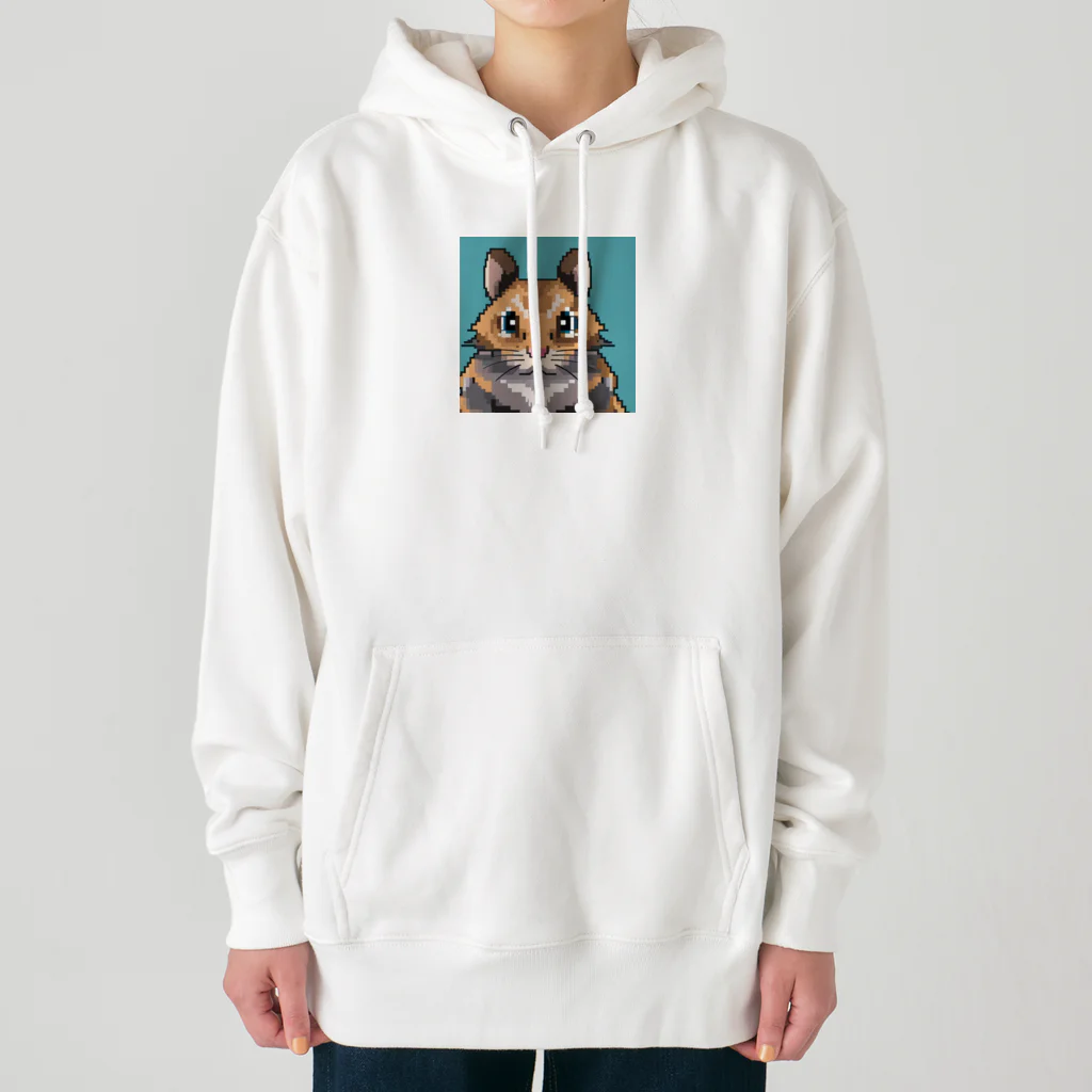 koba777のドット絵デグー Heavyweight Hoodie