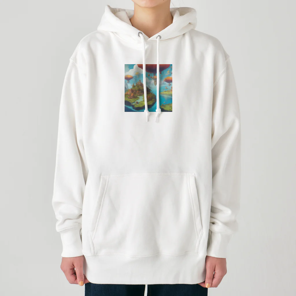 G7のショップの 幻想の浮遊アイランド コレクション（Fantastical Levitating Islands Collection） Heavyweight Hoodie