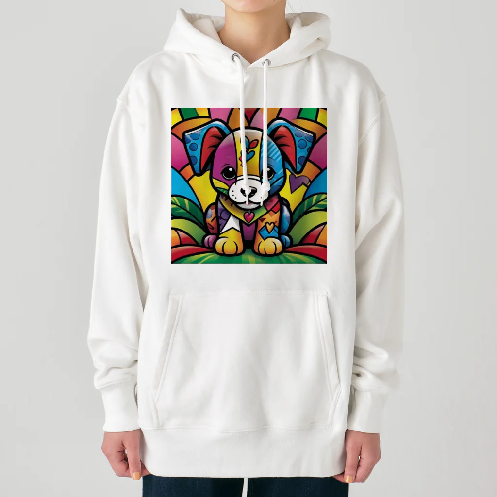 dcgnori／ワンコ画像の西海岸のワンコ Heavyweight Hoodie