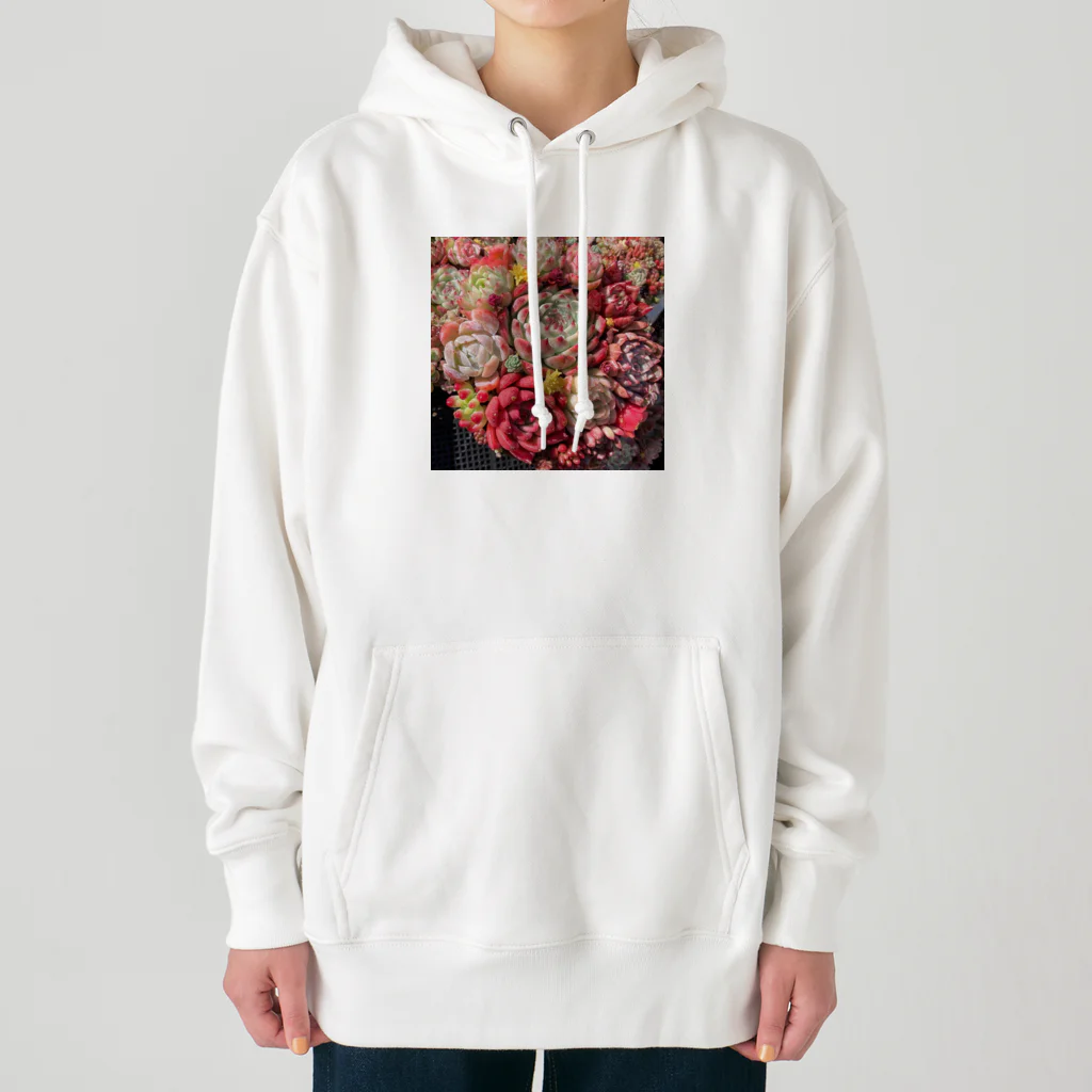 Echeveria_Masterの華やかなエケベリア Heavyweight Hoodie