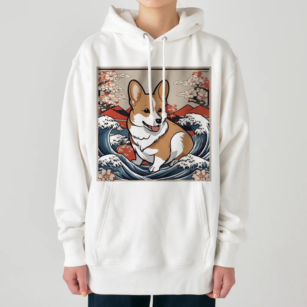 ただjapaneseなだけ🙌の絵巻の犬小町 2 Heavyweight Hoodie